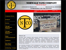 Tablet Screenshot of norwalktank.com
